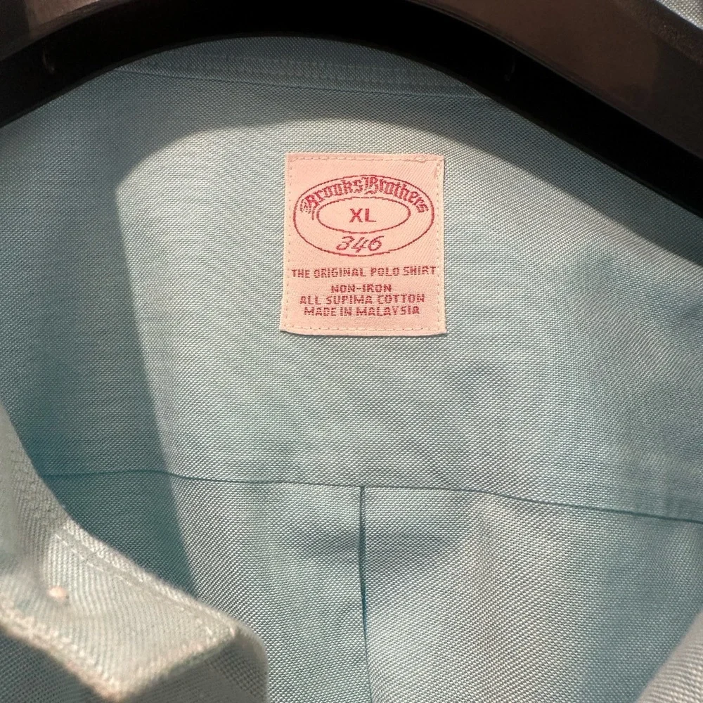 Brooks Brothers Light Blue Casual Button Down Shirt - Picture 2 of 2